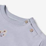Wheat Main  Sweatshirt Eliza mit Stick | Baby Sweatshirts 1497 ice purple