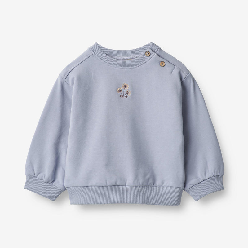 Wheat Main  Sweatshirt Eliza mit Stick | Baby Sweatshirts 1497 ice purple