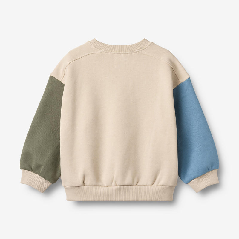 Wheat Main Sweatshirt L/S Badge Elliot Sweatshirt 3191 offwhite