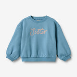 Wheat Main Sweatshirt L/S Bestickung Eliza Sweatshirt 9575 winter blue