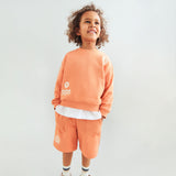Wheat Main Sweatshirt L/S Casey Sweatshirt 9666 sunkissed orange