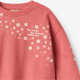 Wheat Main Sweatshirt L/S Eliza Sweatshirt 9628 faded red