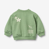 Wheat Main Sweatshirt L/S Elliot Sweatshirt 9645 jade green
