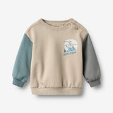 Wheat Main Sweatshirt L/S Elliot Print Sweatshirt 9711 grey moon