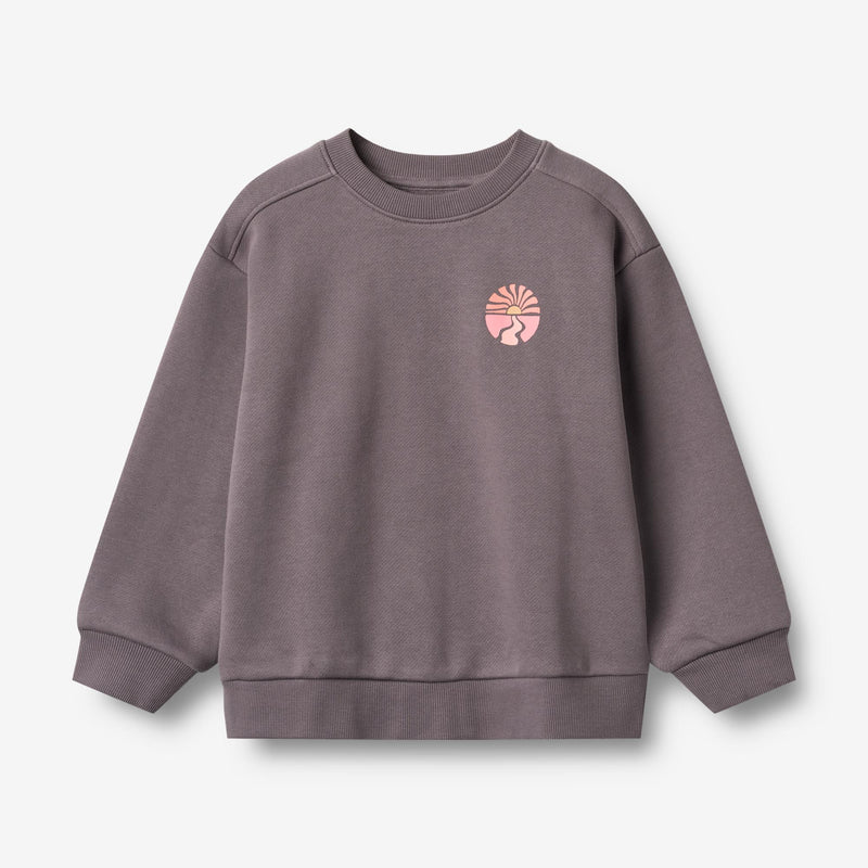 Wheat Main Sweatshirt L/S Ellis Sweatshirt 1035 purple stone