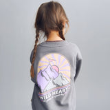 Wheat Main Sweatshirt L/S Ellis Sweatshirt 9624 flint