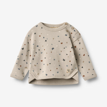 Wheat Main Sweatshirt L/S Emery Sweatshirt 9780 grey moon letters