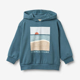 Wheat Main Kapuzensweatshirt Francis Sweatshirt 4342 blue teal