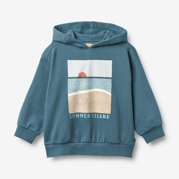 Wheat Main Kapuzensweatshirt Francis Sweatshirt 4342 blue teal