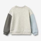 Wheat Main Sweatshirt L/S Lennon Badge Sweatshirt 0220 light melange grey