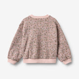 Wheat Main Sweatshirt L/S Lia Sweatshirt 9899 rose brown flowers