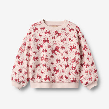 Wheat Main Sweatshirt L/S Lia Sweatshirt 9749 almond peach bows