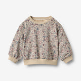 Wheat Main Sweatshirt L/S Lia Sweatshirt 9904 soft sand flowers