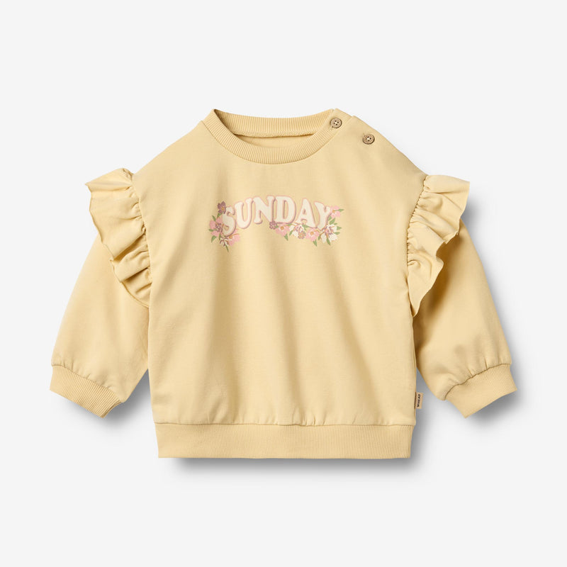 Wheat Main Sweatshirt L/S Lulle Sweatshirt 9421 chamomille