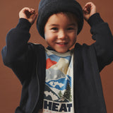 Wheat Main Sweatshirt L/S Reißverschluss Francis Sweatshirt 1432 navy