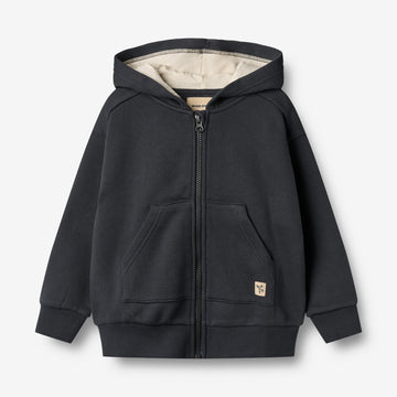 Wheat Main Sweatshirt L/S Reißverschluss Francis Sweatshirt 1432 navy