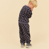 Wheat Main Sweatshirt L/S Sandro Sweatshirt 1311 navy blue check