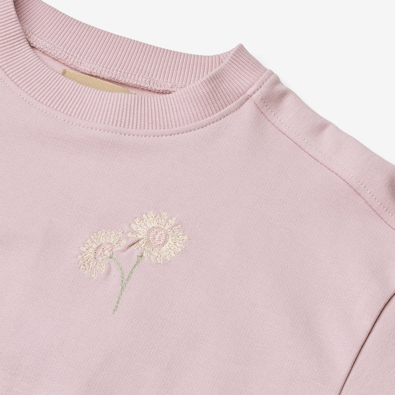 Wheat Main Sweatshirt L/S Stickerei Eliza Sweatshirt 9428 lavender mist