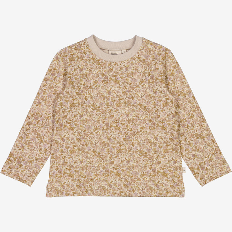 Wheat Main  Sweatshirt Linea Sweatshirts 1355 pale lilac flower field