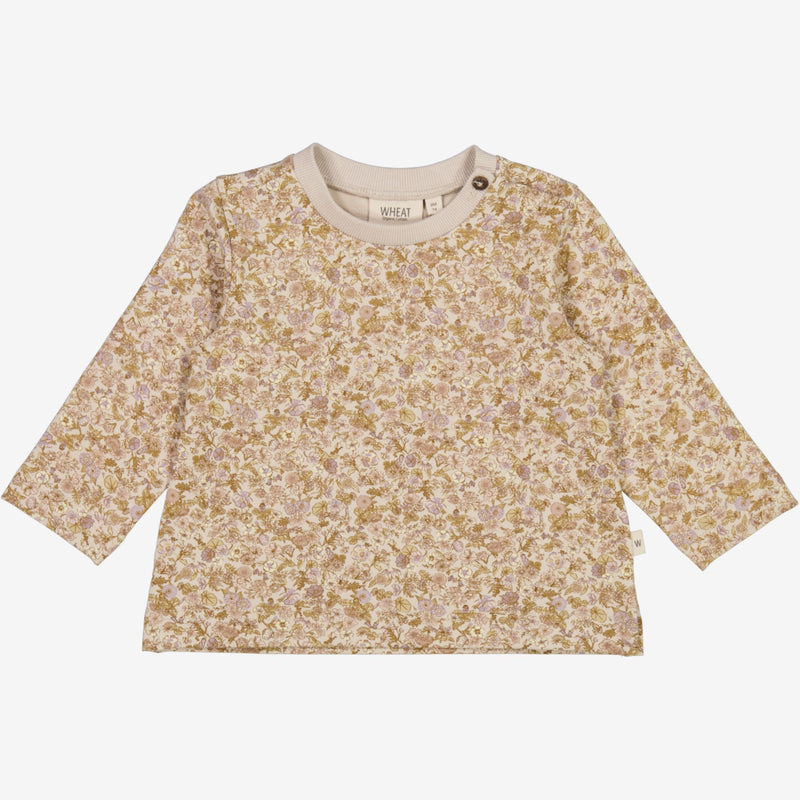 Sweatshirt Linea | Baby - pale lilac flower field