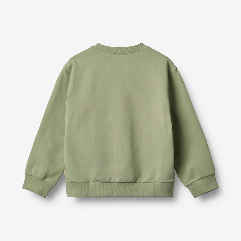 Wheat Main Sweatshirt Steff Sweatshirt 1145 green tea