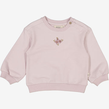 Wheat Main  Sweatshirt mit Stickerei Eliza | Baby Sweatshirts 1354 soft lilac