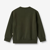 Wheat Main  Sweatshirt mit Weltaum-Stickerei Sweatshirts 4097 deep forest