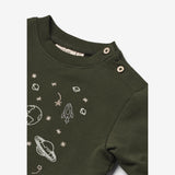 Wheat Main  Sweatshirt mit Weltraum-Stickerei | Baby Sweatshirts 4097 deep forest
