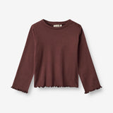 Wheat Main  T-Shirt Else Jersey Tops and T-Shirts 2118 aubergine