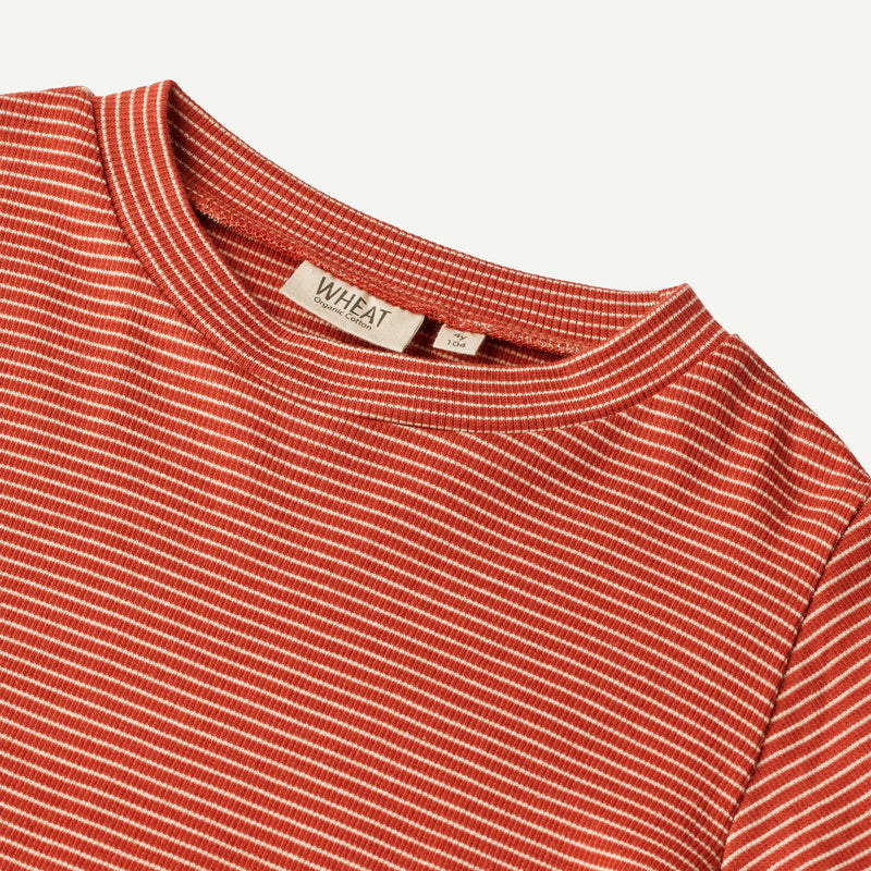 Wheat Main  T-Shirt Else Jersey Tops and T-Shirts 1952 paprika stripe