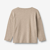 Wheat Main T-Shirt Freunde beim Schlittschuhlaufen Jersey Tops and T-Shirts 0072 gravel melange
