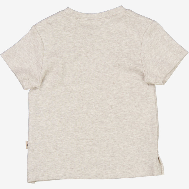 Wheat Main  T-Shirt Grashüpfer | Baby Jersey Tops and T-Shirts 5060 fossil melange