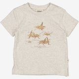 Wheat Main  T-Shirt Grashüpfer | Baby Jersey Tops and T-Shirts 5060 fossil melange