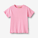 Wheat Main  T-Shirt Irene Jersey Tops and T-Shirts 2356 pink