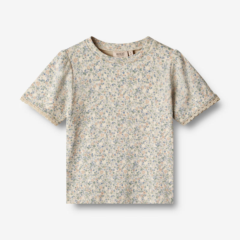 Wheat Main  T-Shirt Iris Jersey Tops and T-Shirts 3337 sandshell mini flowers