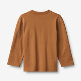 Wheat Main T-Shirt L/S Adam T-Shirt 9719 warm hazel
