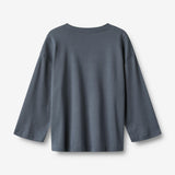 Wheat Main T-Shirt L/S Axe T-Shirt 1292 greyblue