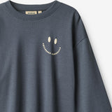 Wheat Main T-Shirt L/S Axe T-Shirt 1292 greyblue