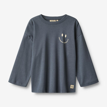 Wheat Main T-Shirt L/S Axe T-Shirt 1292 greyblue