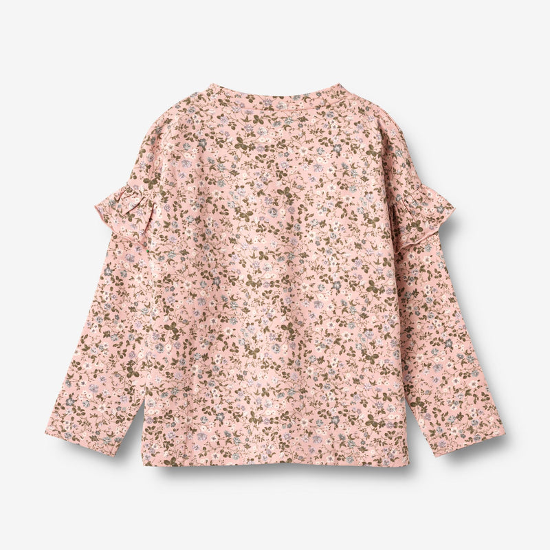 Wheat Main T-Shirt L/S Belinda Jersey Tops and T-Shirts 9536 rose powder flowers