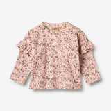 Wheat Main T-Shirt L/S Belinda Jersey Tops and T-Shirts 9536 rose powder flowers