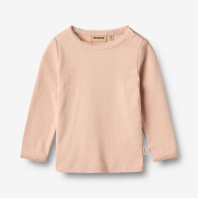 Wheat Main T-Shirt L/S Belis Jersey Tops and T-Shirts 2032 rose dust