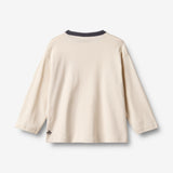 Wheat Main T-Shirt L/S Calvin T-Shirt 3129 eggshell