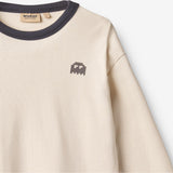 Wheat Main T-Shirt L/S Calvin T-Shirt 3129 eggshell