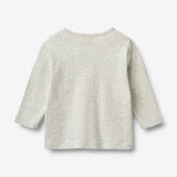 Wheat Main T-Shirt L/S Morris T-Shirt 0224 melange grey