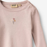 Wheat Main T-Shirt L/S Print Belis T-Shirt 1354 soft lilac
