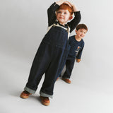 Wheat Main T-Shirt L/S Print Dixie Jersey Tops and T-Shirts 1194 blue denim