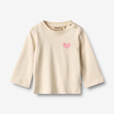Wheat Main T-Shirt L/S Sina T-Shirt 3191 offwhite