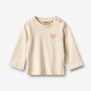 Wheat Main T-Shirt L/S Sina T-Shirt 3191 offwhite