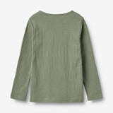 Wheat Main T-Shirt L/S Stig Jersey Tops and T-Shirts 4119 dusty green